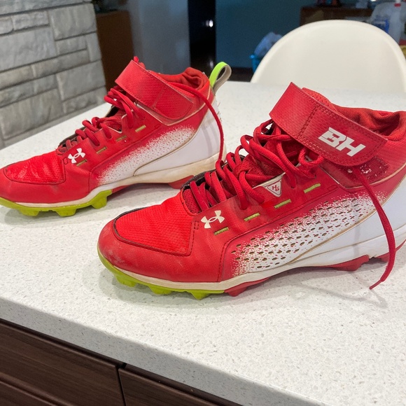 Under Armour Bryce Harper Baseball Shoes/cleats  Men’s 11 - Picture 2 of 4